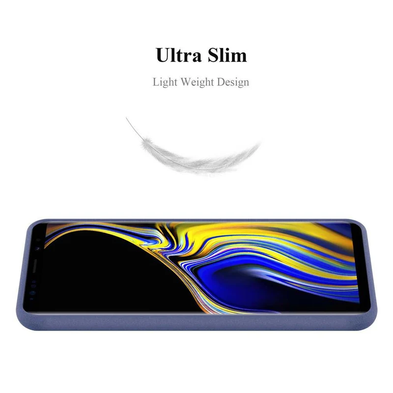 Cadorabo Hülle kompatibel mit Samsung Galaxy NOTE 9 Schutzhülle aus flexiblem TPU Silikon