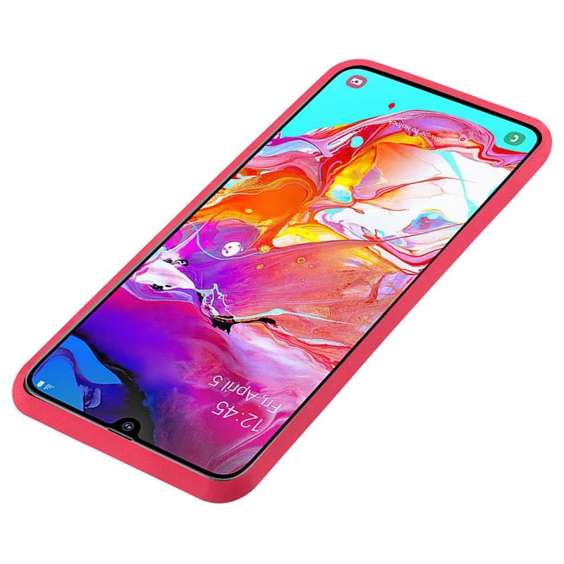 Cadorabo Hülle kompatibel mit Samsung Galaxy A70 / A70s Schutzhülle aus flexiblem TPU Silikon