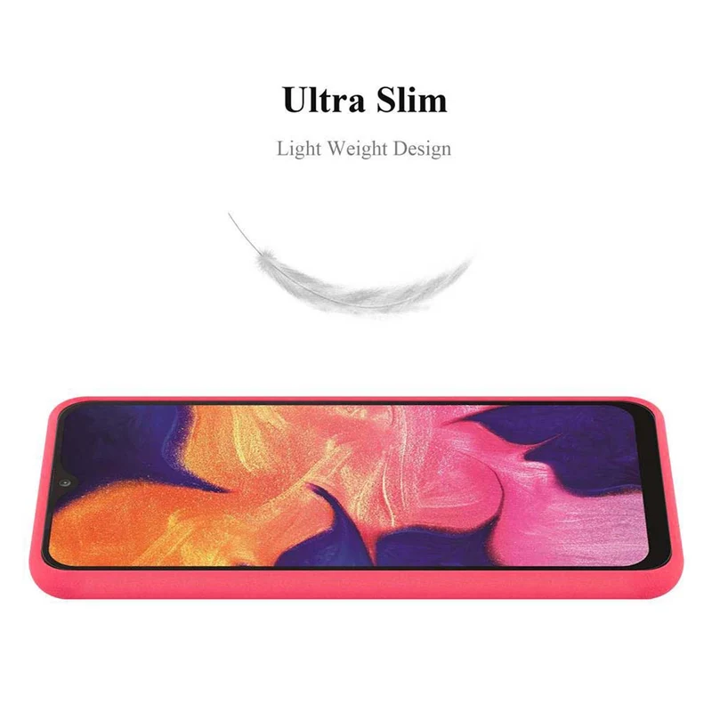 Cadorabo Hülle kompatibel mit Samsung Galaxy A10 / M10 Schutzhülle aus flexiblem TPU Silikon
