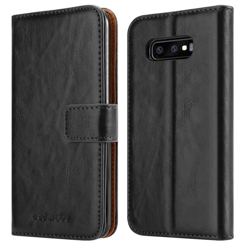 Cadorabo Hülle kompatibel mit Samsung Galaxy S10e Schutzhülle mit Magnetverschluss, Standfunktion und Kartenfach