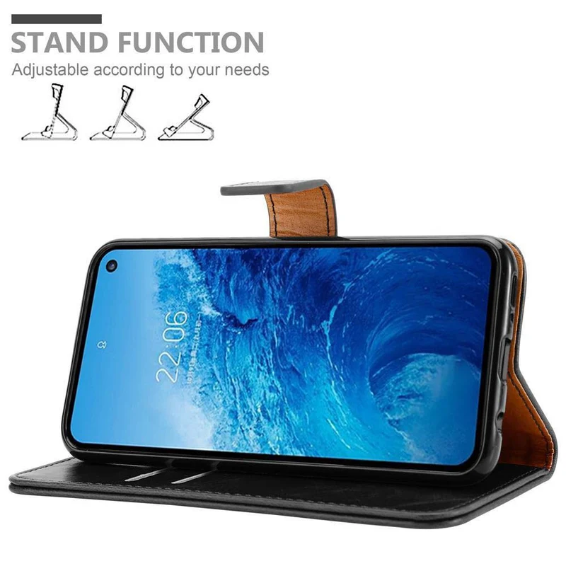 Cadorabo Hülle kompatibel mit Samsung Galaxy S10e Schutzhülle mit Magnetverschluss, Standfunktion und Kartenfach