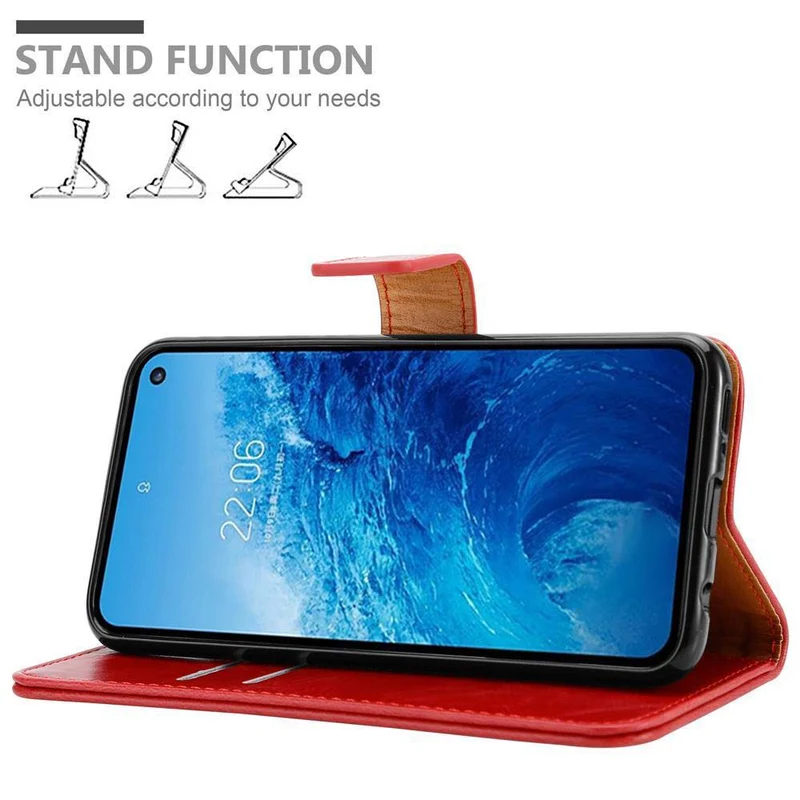 Cadorabo Hülle kompatibel mit Samsung Galaxy S10e Schutzhülle mit Magnetverschluss, Standfunktion und Kartenfach