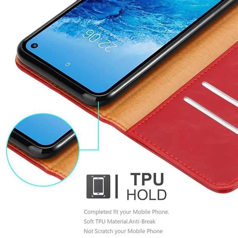 Cadorabo Hülle kompatibel mit Samsung Galaxy S10e Schutzhülle mit Magnetverschluss, Standfunktion und Kartenfach