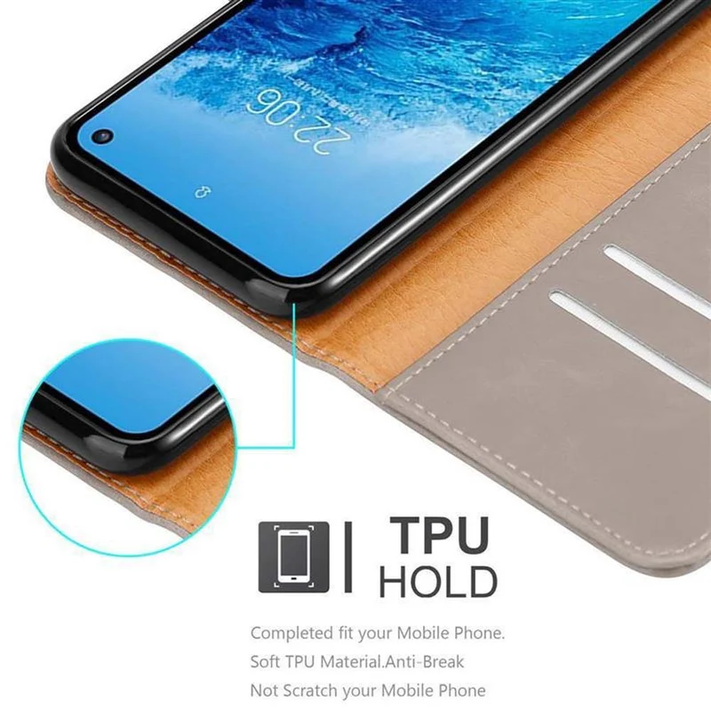 Cadorabo Hülle kompatibel mit Samsung Galaxy S10e Schutzhülle mit Magnetverschluss, Standfunktion und Kartenfach