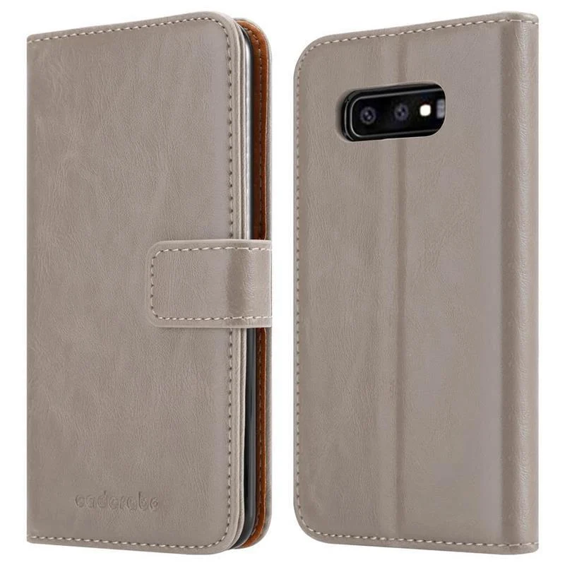 Cadorabo Hülle kompatibel mit Samsung Galaxy S10e Schutzhülle mit Magnetverschluss, Standfunktion und Kartenfach