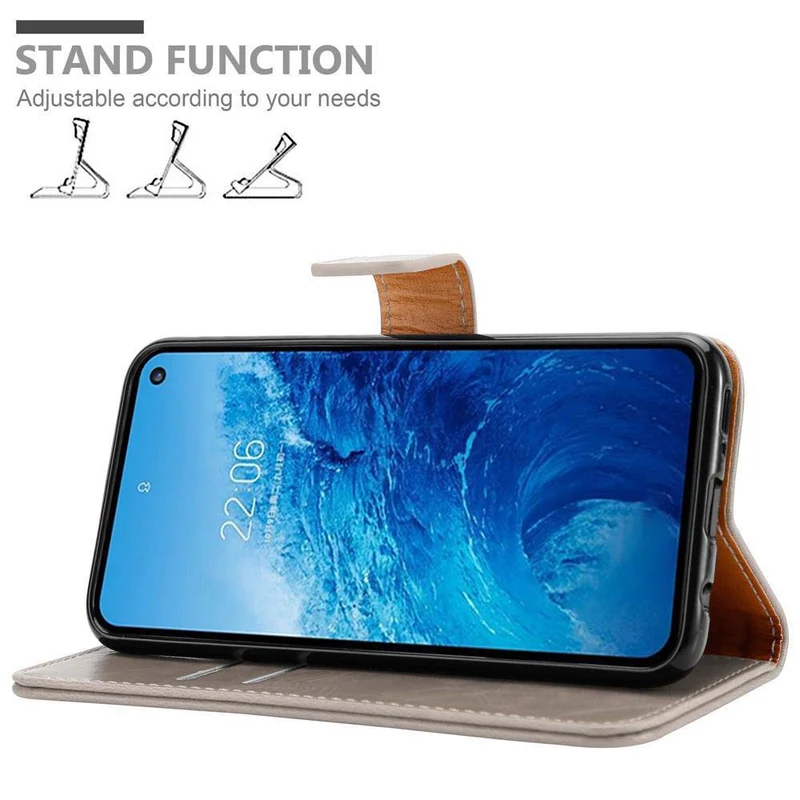 Cadorabo Hülle kompatibel mit Samsung Galaxy S10e Schutzhülle mit Magnetverschluss, Standfunktion und Kartenfach