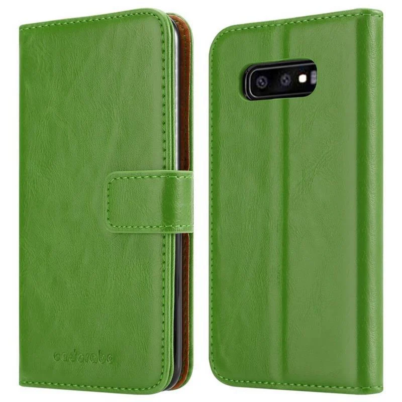 Cadorabo Hülle kompatibel mit Samsung Galaxy S10e Schutzhülle mit Magnetverschluss, Standfunktion und Kartenfach