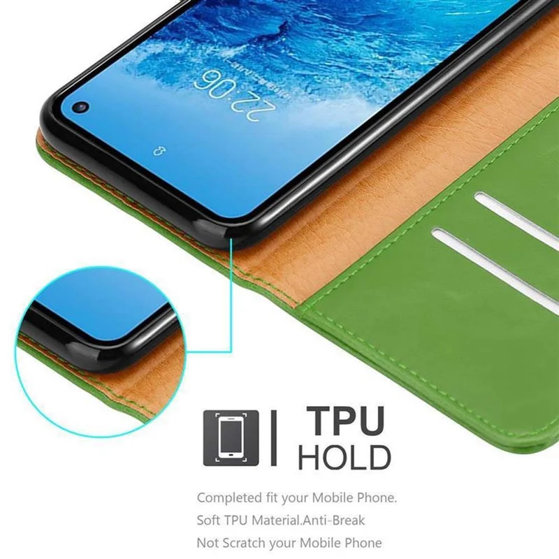 Cadorabo Hülle kompatibel mit Samsung Galaxy S10e Schutzhülle mit Magnetverschluss, Standfunktion und Kartenfach
