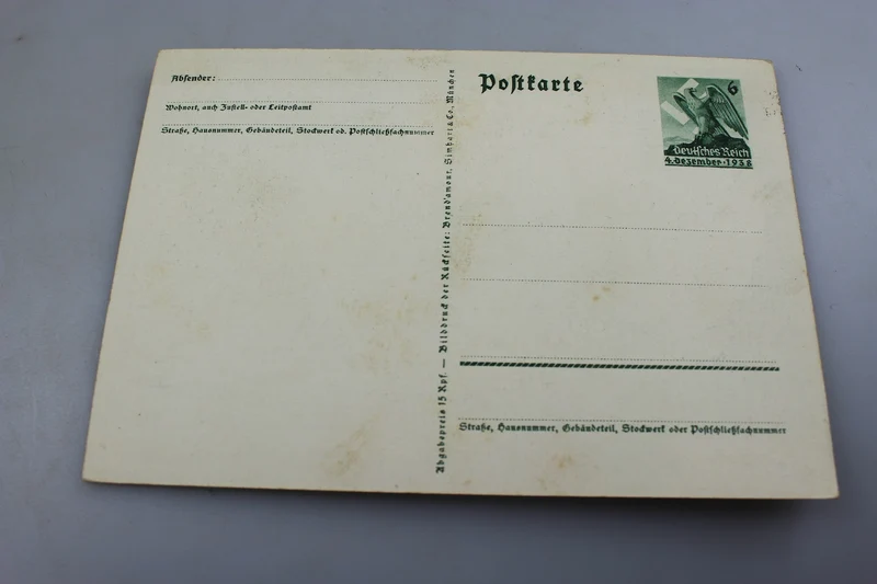 Gedenkpostkarte 1. Oktober 1938.