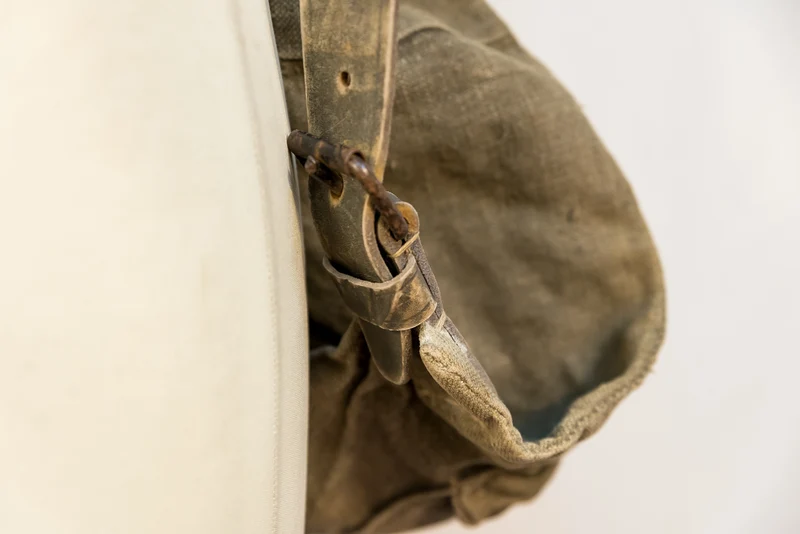 Deutscher Rucksack aus dem 2. Weltkrieg aus italienischer Kriegsbeute