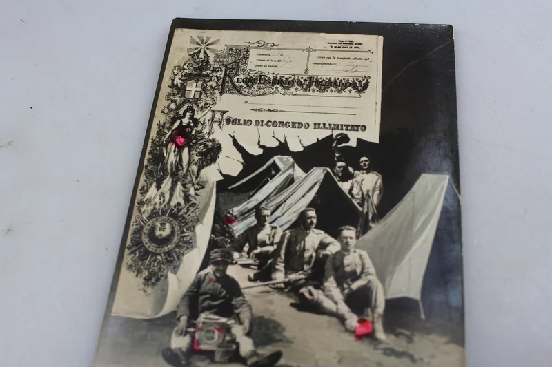 "Grüße zum Abschied" Postkarte aus den 30er Jahren