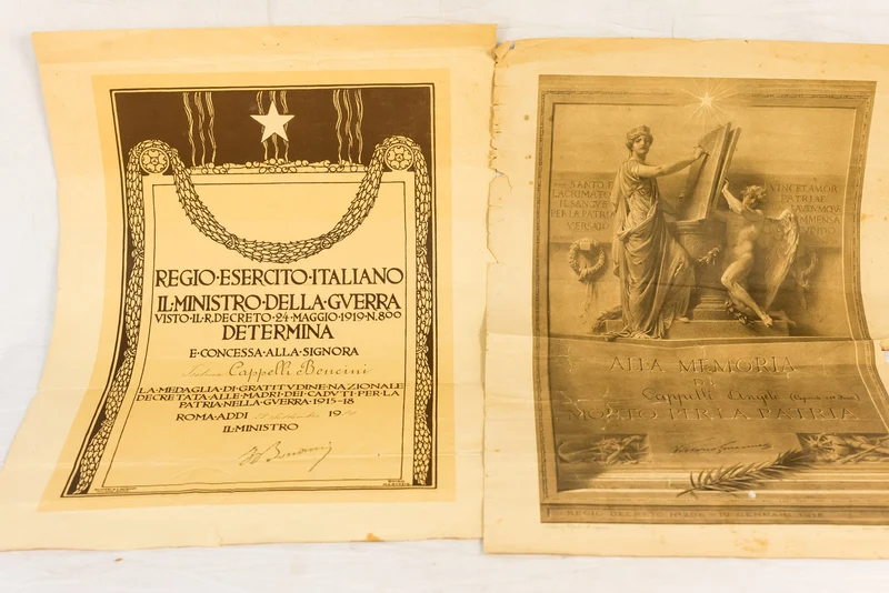 Block aus Papiermaterial, alles aus einer einzigen Familie