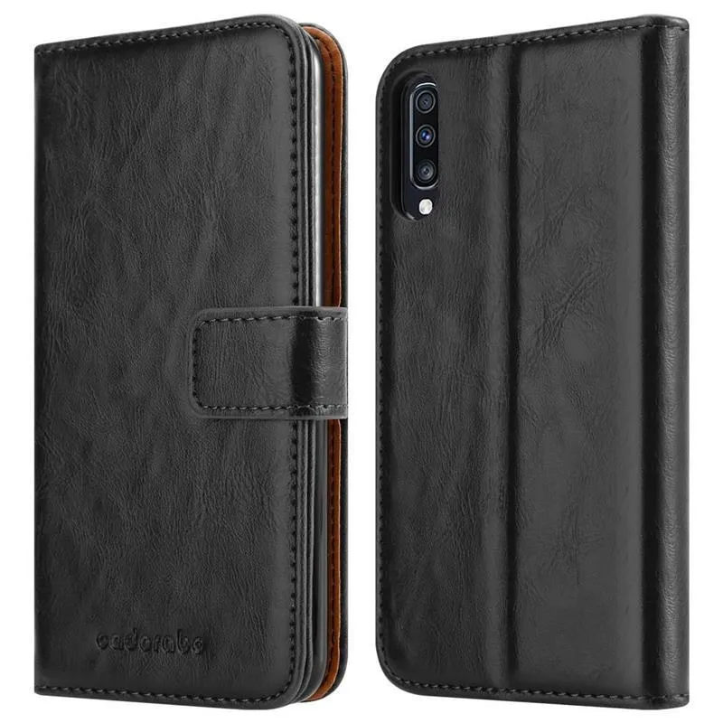 Cadorabo Hülle kompatibel mit Samsung Galaxy A70 / A70s Schutzhülle mit Magnetverschluss, Standfunktion und Kartenfach