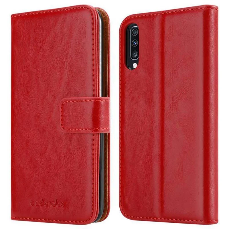 Cadorabo Hülle kompatibel mit Samsung Galaxy A70 / A70s Schutzhülle mit Magnetverschluss, Standfunktion und Kartenfach