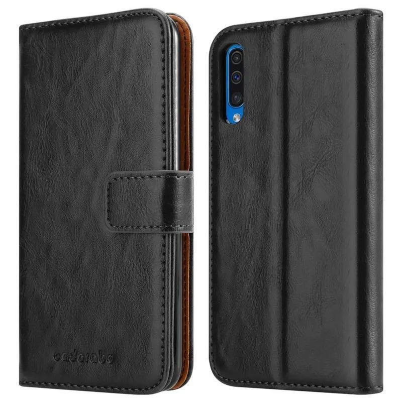 Cadorabo Hülle kompatibel mit Samsung Galaxy A50 4G / A50s / A30s Schutzhülle mit Magnetverschluss, Standfunktion und Kartenfach