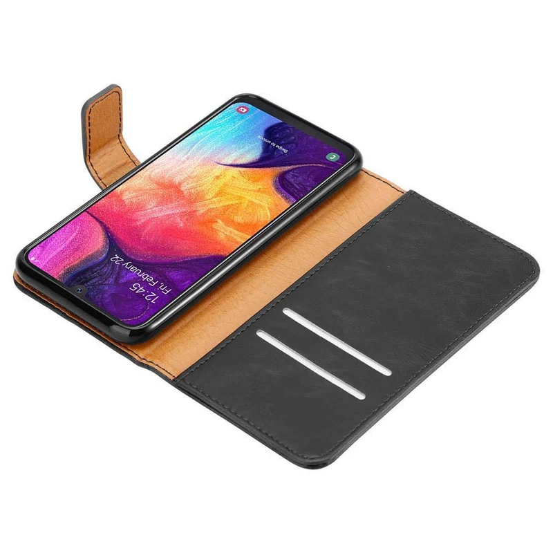 Cadorabo Hülle kompatibel mit Samsung Galaxy A50 4G / A50s / A30s Schutzhülle mit Magnetverschluss, Standfunktion und Kartenfach
