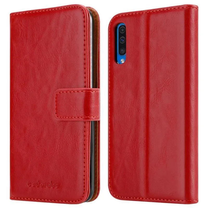 Cadorabo Hülle kompatibel mit Samsung Galaxy A50 4G / A50s / A30s Schutzhülle mit Magnetverschluss, Standfunktion und Kartenfach