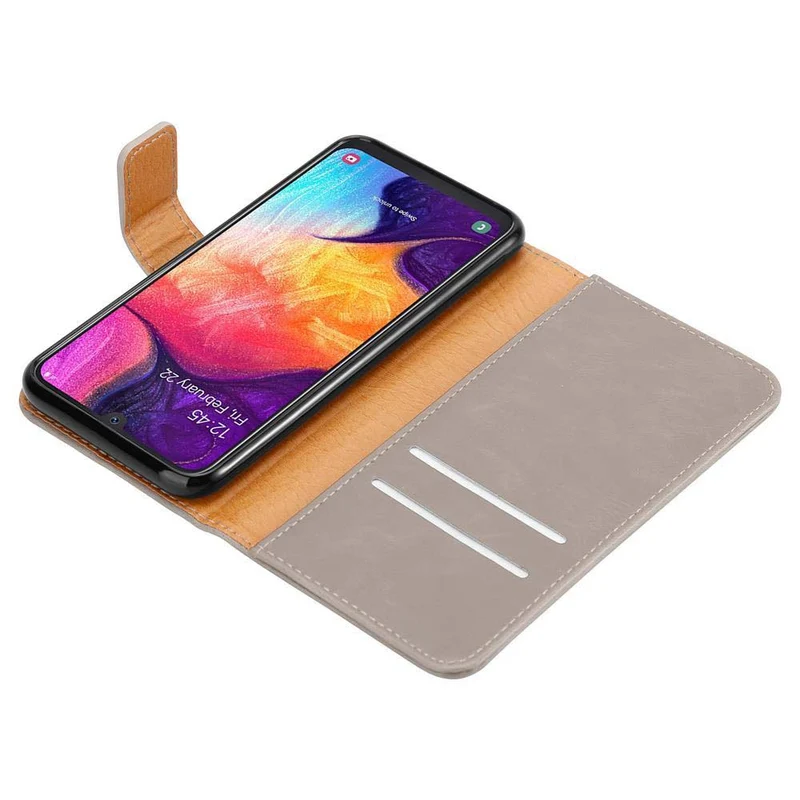 Cadorabo Hülle kompatibel mit Samsung Galaxy A50 4G / A50s / A30s Schutzhülle mit Magnetverschluss, Standfunktion und Kartenfach