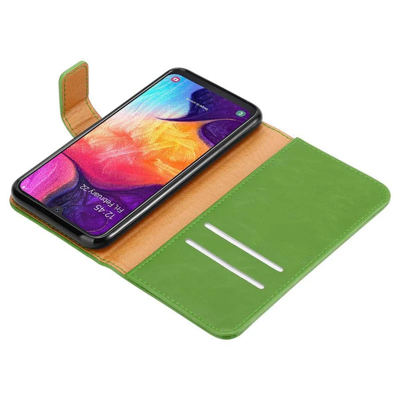 Cadorabo Hülle kompatibel mit Samsung Galaxy A50 4G / A50s / A30s Schutzhülle mit Magnetverschluss, Standfunktion und Kartenfach