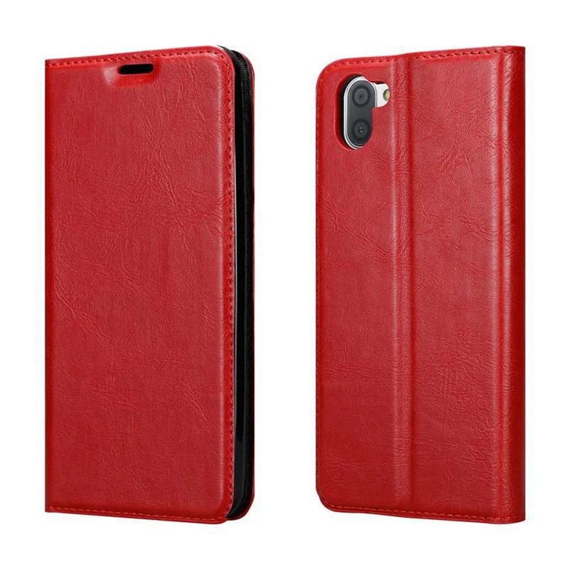 Cadorabo Hülle kompatibel mit Sharp Aquos R3 Schutzhülle mit Magnetverschluss, Standfunktion und Kartenfach