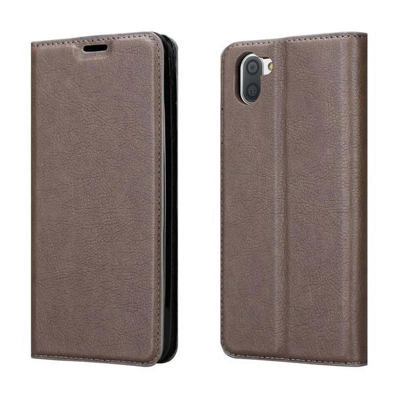 Cadorabo Hülle kompatibel mit Sharp Aquos R3 Schutzhülle mit Magnetverschluss, Standfunktion und Kartenfach