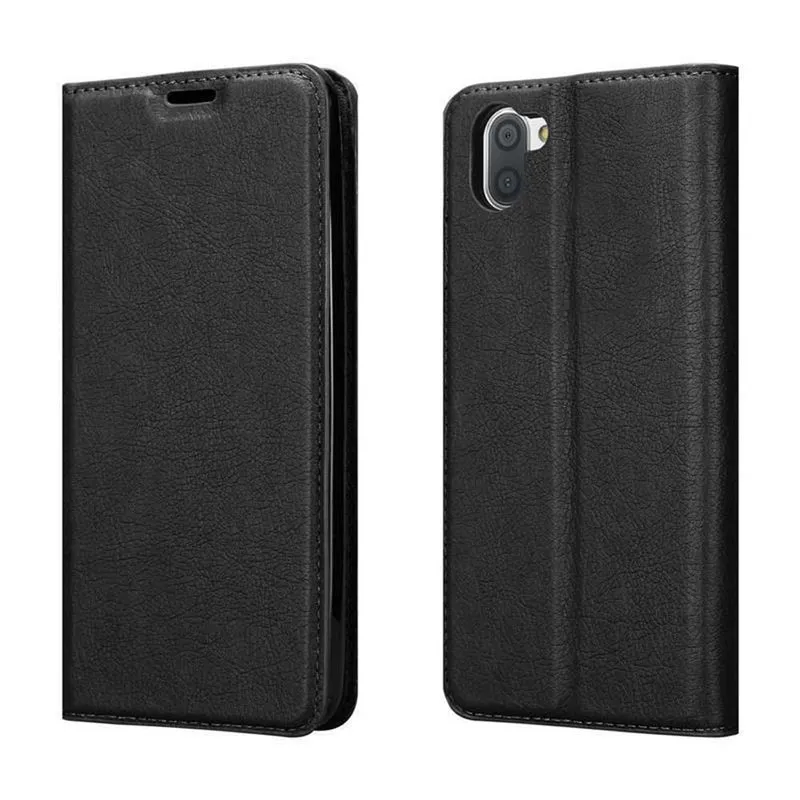 Cadorabo Hülle kompatibel mit Sharp Aquos R3 Schutzhülle mit Magnetverschluss, Standfunktion und Kartenfach