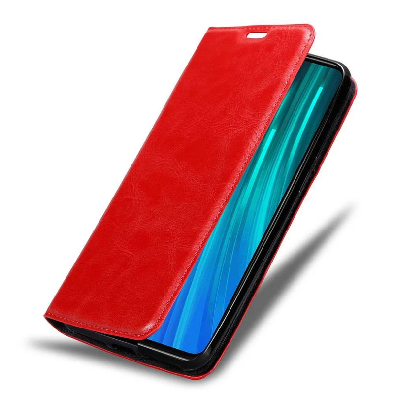 Cadorabo Hülle kompatibel mit Xiaomi RedMi NOTE 8 PRO Schutzhülle mit Magnetverschluss, Standfunktion und Kartenfach