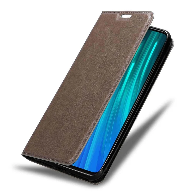 Cadorabo Hülle kompatibel mit Xiaomi RedMi NOTE 8 PRO Schutzhülle mit Magnetverschluss, Standfunktion und Kartenfach