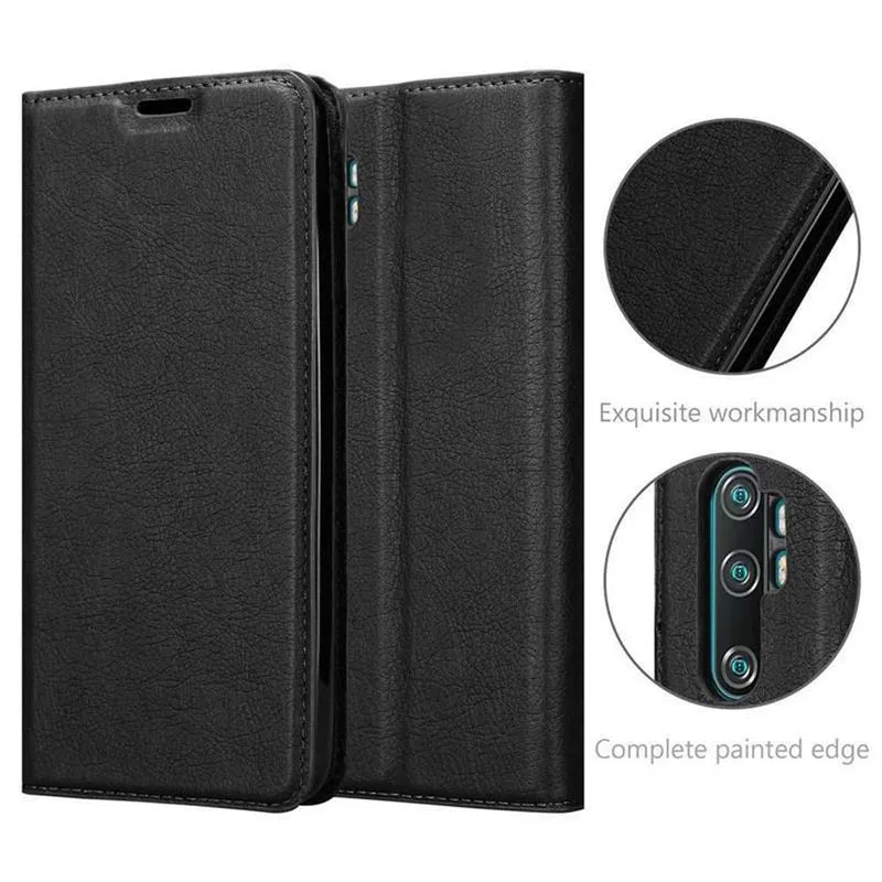 Cadorabo Hülle kompatibel mit Xiaomi RedMi NOTE 10 4G / RedMi NOTE 10S Schutzhülle mit Magnetverschluss, Standfunktion und Kartenfach