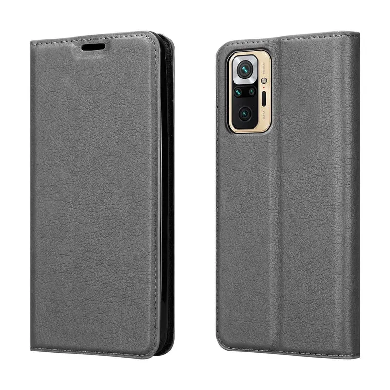 Cadorabo Hülle kompatibel mit Xiaomi RedMi NOTE 10 4G / RedMi NOTE 10S Schutzhülle mit Magnetverschluss, Standfunktion und Kartenfach
