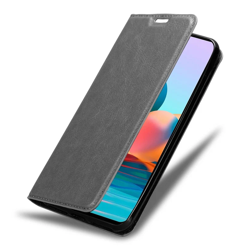 Cadorabo Hülle kompatibel mit Xiaomi RedMi NOTE 10 4G / RedMi NOTE 10S Schutzhülle mit Magnetverschluss, Standfunktion und Kartenfach