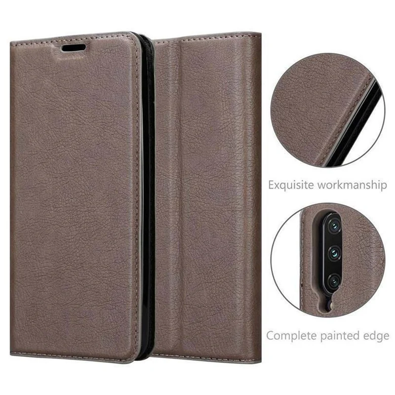 Cadorabo Hülle kompatibel mit Xiaomi Mi CC9 Schutzhülle mit Magnetverschluss, Standfunktion und Kartenfach