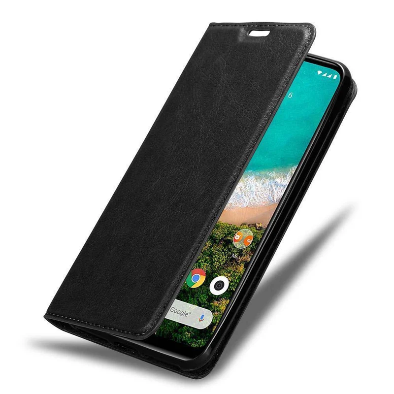 Cadorabo Hülle kompatibel mit Xiaomi Mi A3 Schutzhülle mit Magnetverschluss, Standfunktion und Kartenfach