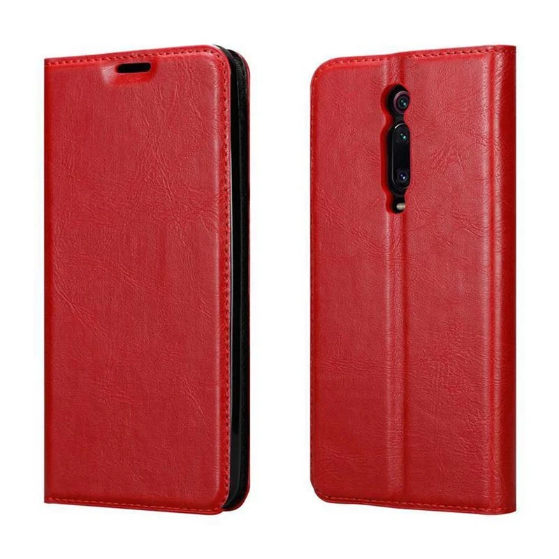 Cadorabo Hülle kompatibel mit Xiaomi Mi 9T / Mi 9T PRO / RedMi K20 / RedMi K20 PRO Schutzhülle mit Magnetverschluss, Standfunktion und Kartenfach