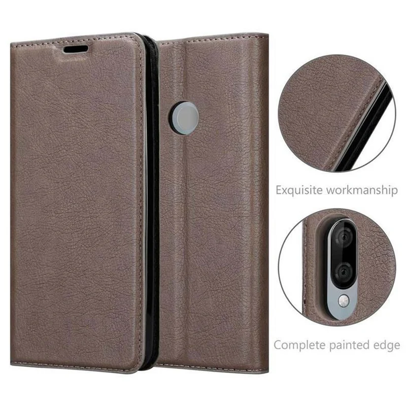 Cadorabo Hülle kompatibel mit WIKO VIEW 3 LITE Schutzhülle mit Magnetverschluss, Standfunktion und Kartenfach