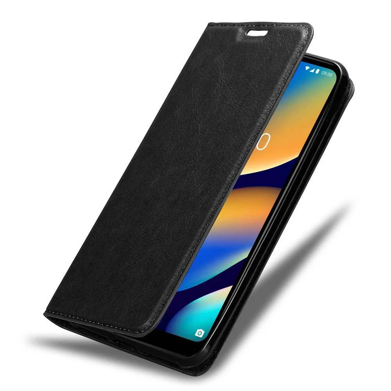 Cadorabo Hülle kompatibel mit WIKO VIEW 3 LITE Schutzhülle mit Magnetverschluss, Standfunktion und Kartenfach