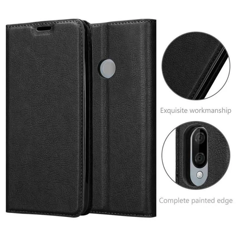 Cadorabo Hülle kompatibel mit WIKO VIEW 3 LITE Schutzhülle mit Magnetverschluss, Standfunktion und Kartenfach
