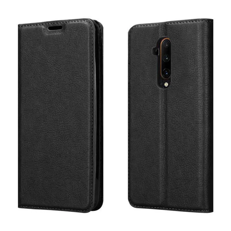 Cadorabo Hülle kompatibel mit OnePlus 7T PRO Schutzhülle mit Magnetverschluss, Standfunktion und Kartenfach