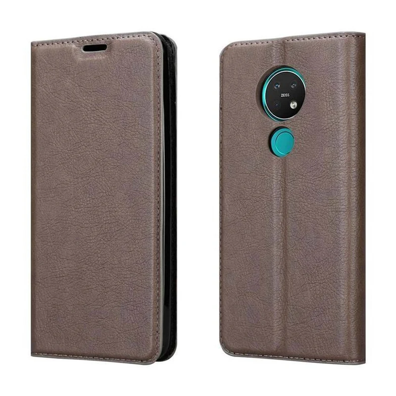 Cadorabo Hülle kompatibel mit Nokia 7,2 Schutzhülle mit Magnetverschluss, Standfunktion und Kartenfach