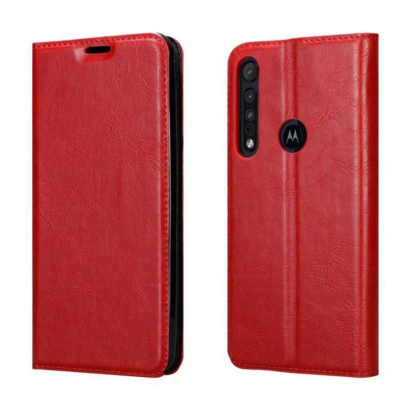 Cadorabo Hülle kompatibel mit Motorola MOTO G8 PLUS Schutzhülle mit Magnetverschluss, Standfunktion und Kartenfach