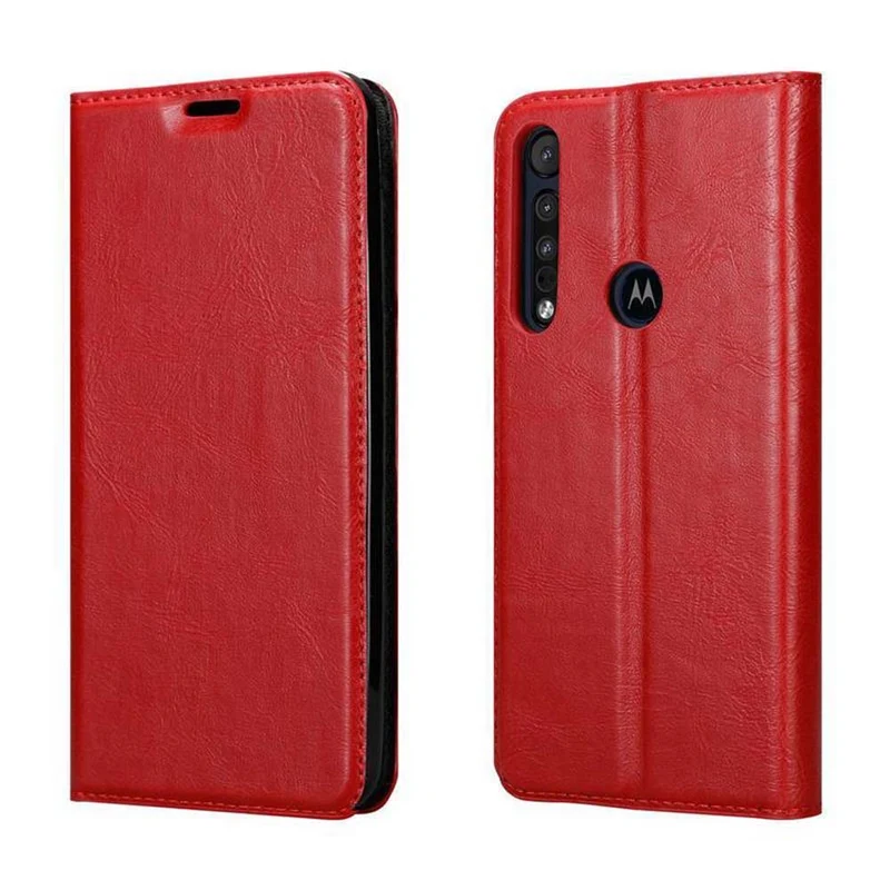 Cadorabo Hülle kompatibel mit Motorola ONE MACRO Schutzhülle mit Magnetverschluss, Standfunktion und Kartenfach