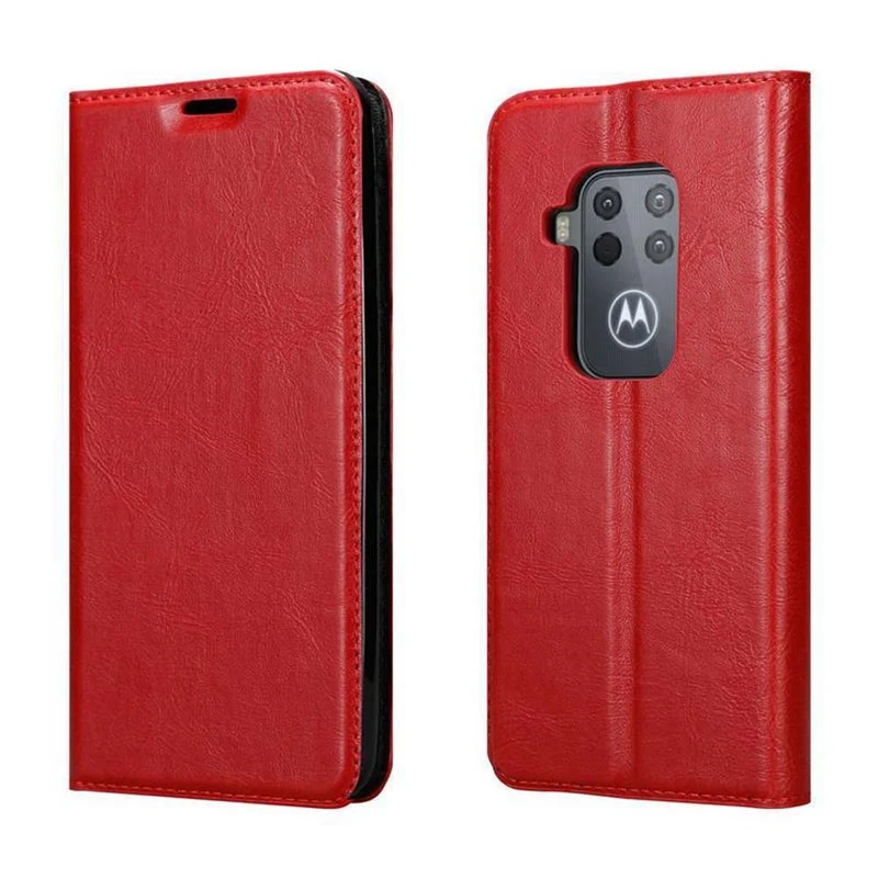 Cadorabo Hülle kompatibel mit Motorola ONE PRO / ONE ZOOM Schutzhülle mit Magnetverschluss, Standfunktion und Kartenfach