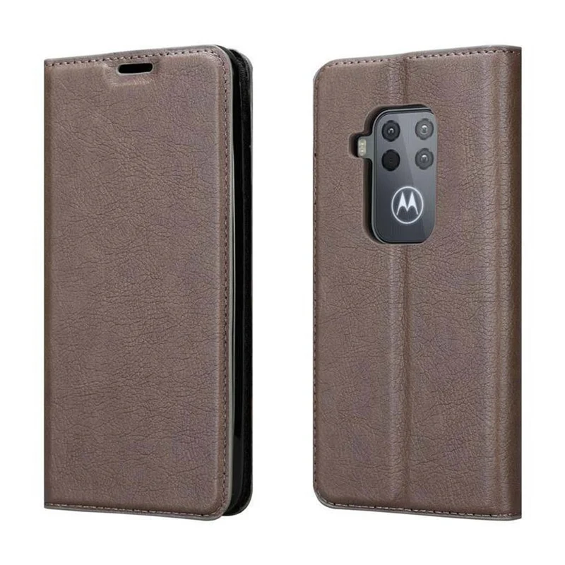 Cadorabo Hülle kompatibel mit Motorola ONE PRO / ONE ZOOM Schutzhülle mit Magnetverschluss, Standfunktion und Kartenfach