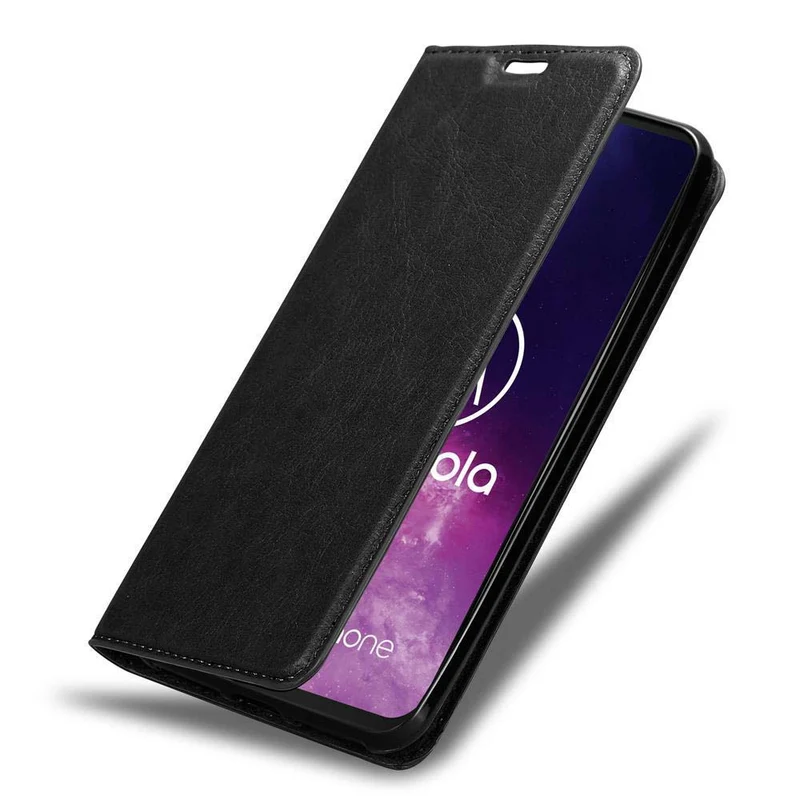 Cadorabo Hülle kompatibel mit Motorola ONE PRO / ONE ZOOM Schutzhülle mit Magnetverschluss, Standfunktion und Kartenfach