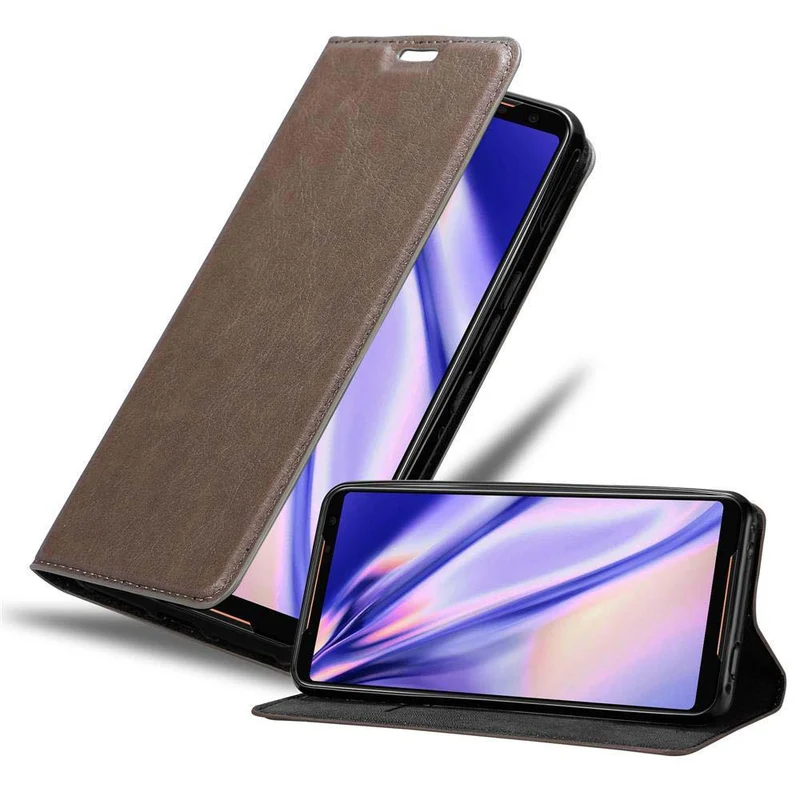 Cadorabo Hülle kompatibel mit Asus ROG Phone 2 Schutzhülle mit Magnetverschluss, Standfunktion und Kartenfach