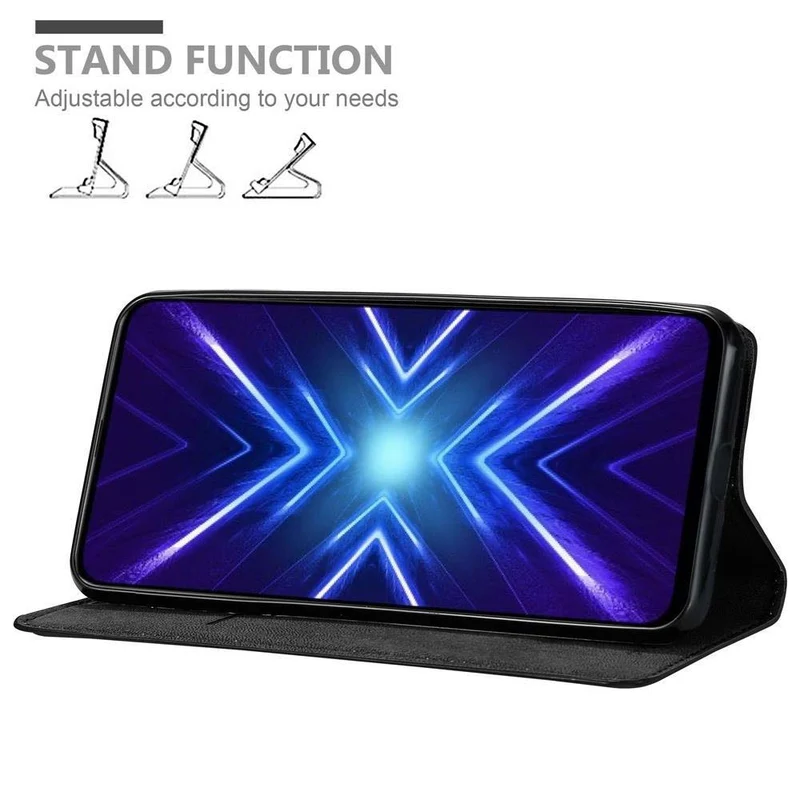 Cadorabo Hülle kompatibel mit Honor 9X PRO Schutzhülle mit Magnetverschluss, Standfunktion und Kartenfach