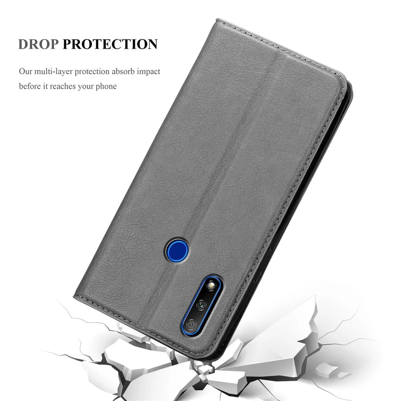 Cadorabo Hülle kompatibel mit Honor 9X Schutzhülle mit Magnetverschluss, Standfunktion und Kartenfach