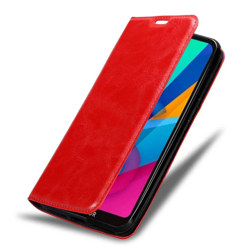 Cadorabo Hülle kompatibel mit Huawei Y5 2019 / Enjoy Play 8 / Honor 8S Schutzhülle mit Magnetverschluss, Standfunktion und Kartenfach