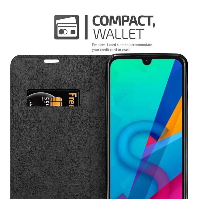 Cadorabo Hülle kompatibel mit Huawei Y5 2019 / Enjoy Play 8 / Honor 8S Schutzhülle mit Magnetverschluss, Standfunktion und Kartenfach