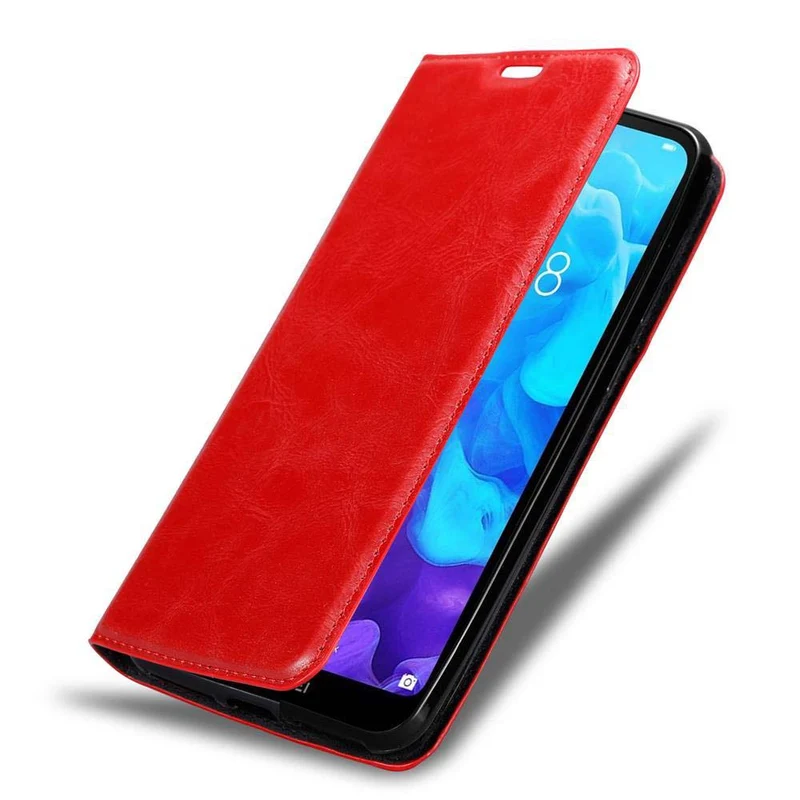 Cadorabo Hülle kompatibel mit Huawei Y5 2019 / Enjoy Play 8 / Honor 8S Schutzhülle mit Magnetverschluss, Standfunktion und Kartenfach